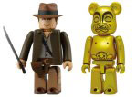 Indiana Jones Kubrick & GOLDENIDOL BE@RBRICK