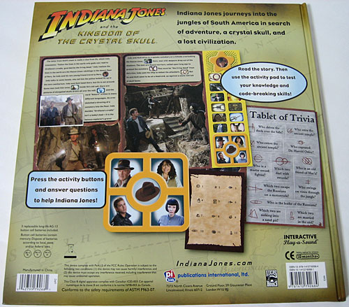 Indiana Jones and the Kingdom of the Crystal Skull: Interactive Play-a-Sound