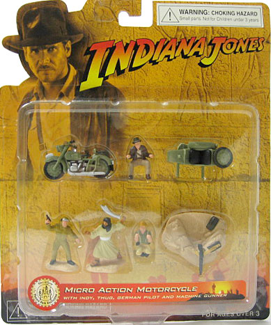 Indiana Jones: Micro Action Motorcycle Set