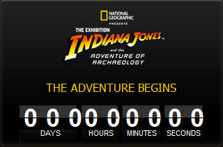 Indiana Jones Exhibition Countdown Widget