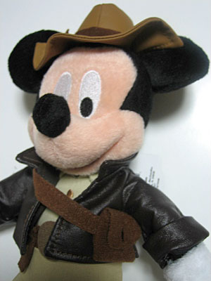 インディ・ジョーンズ ミッキー・マウス プラッシュドール Indiana