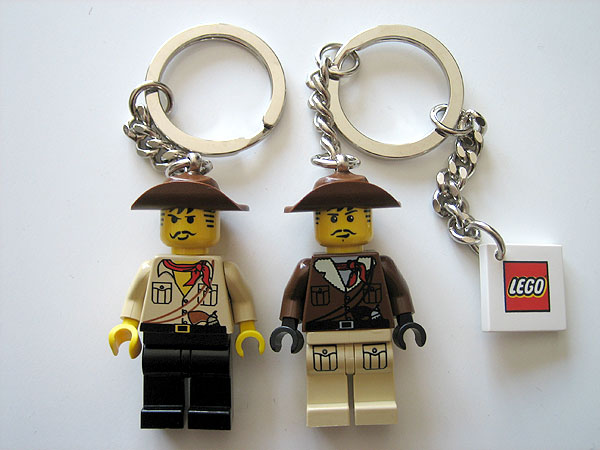 インディ・ジョーンズ風キャラクター ジョニー・サンダーのLEGOキー・フォルダー