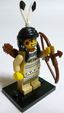 LEGO ミニフィギュア ガチャ インディアン