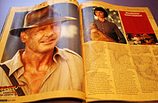 インディ・ジョーンズ Film Review誌 ハリソン・フォード
