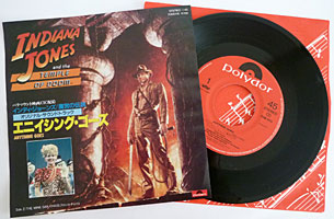 インディ・ジョーンズ/魔宮の伝説 レコード エニイシング・ゴーズ