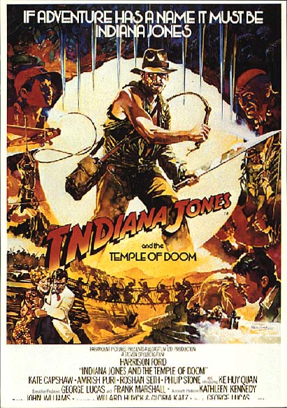 インディ・ジョーンズ ポストカード インディ・ジョーンズ/魔宮の伝説
