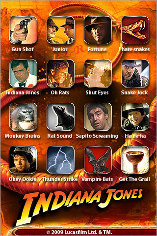 Indiana Jones Sound Board