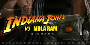 Indiana Jones Vs Mola Ram Polystone Diorama